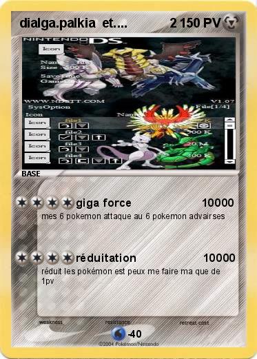 Pokemon dialga.palkia  et....            2