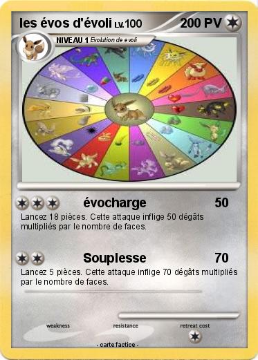 Pokemon les évos d'évoli