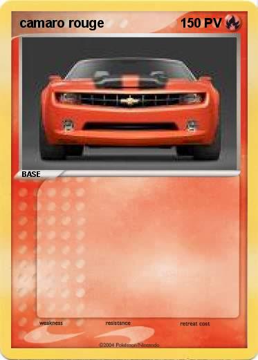 Pokemon camaro rouge