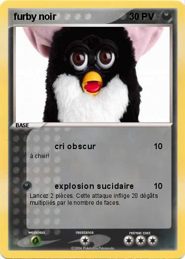 Pokemon furby noir