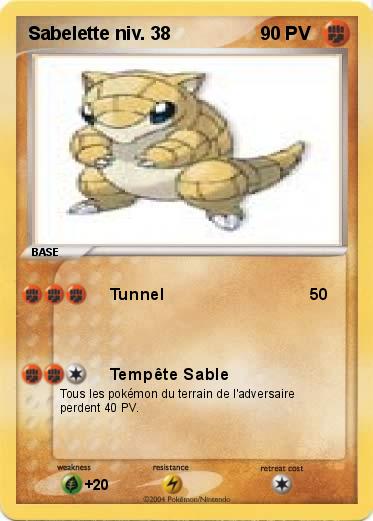 Pokemon Sabelette niv. 38