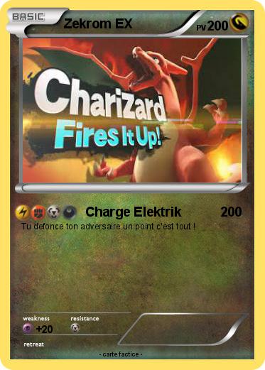 Pokemon Zekrom EX