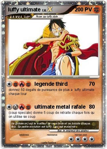 Pokemon luffy ultimate