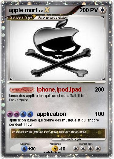 Pokemon apple mort