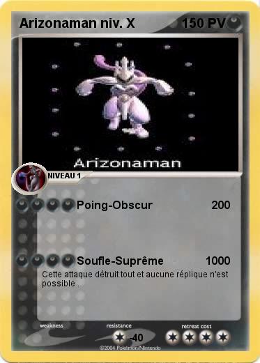 Pokemon Arizonaman niv. X