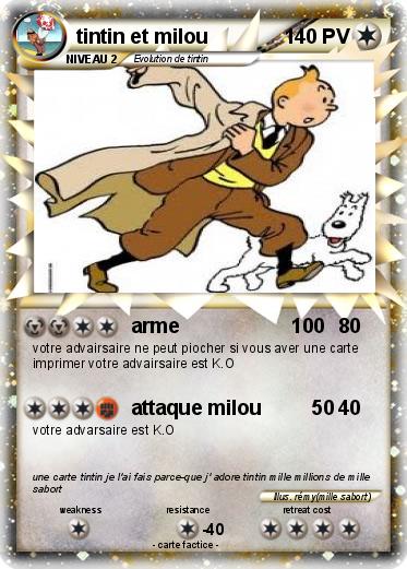 Pokemon tintin et milou