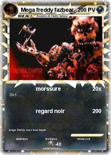 Pokemon Mega freddy fazbear