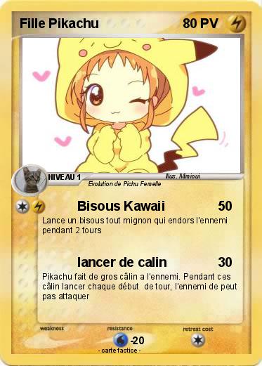 Pokemon Fille Pikachu