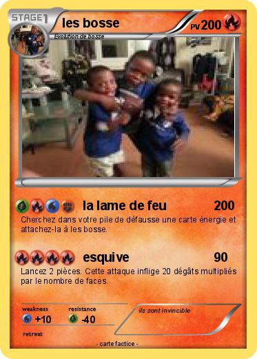 Pokemon les bosse