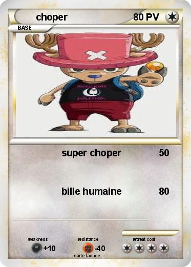 Pokemon choper