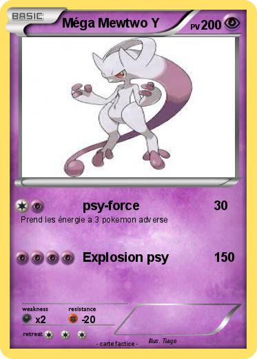 Pokemon Méga Mewtwo Y
