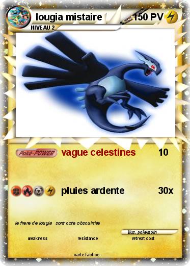 Pokemon lougia mistaire