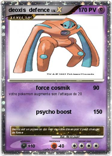 Pokemon deoxis  defence
