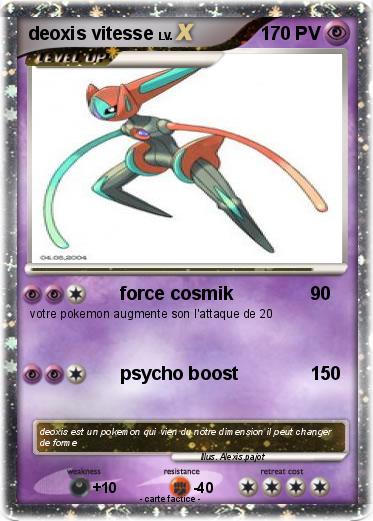 Pokemon deoxis vitesse