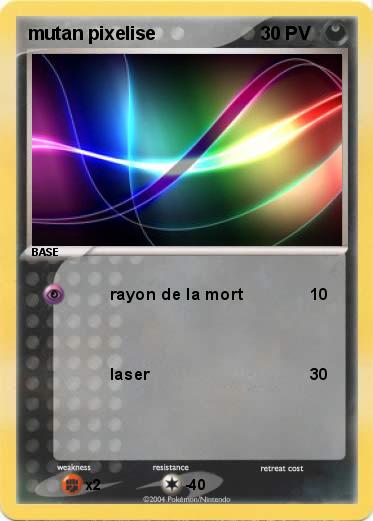Pokemon mutan pixelise