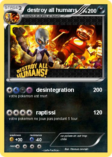 Pokemon destroy all humans