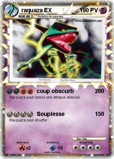 Pokemon raquaza EX