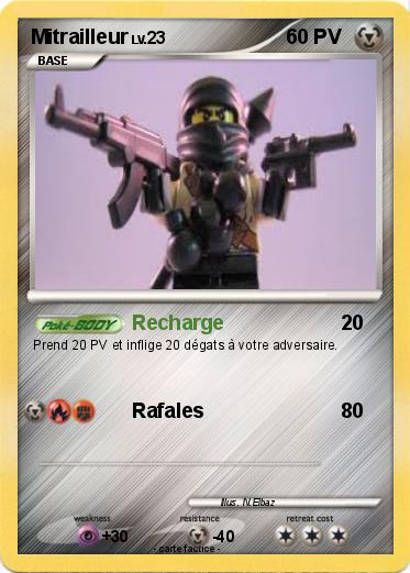 Pokemon Mitrailleur
