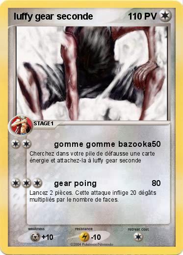 Pokemon luffy gear seconde