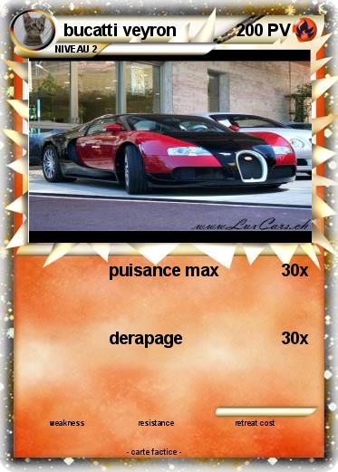 Pokemon bucatti veyron