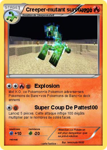 Pokemon Creeper-mutant surchargé