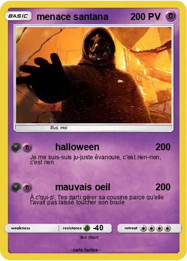 Pokemon menace santana