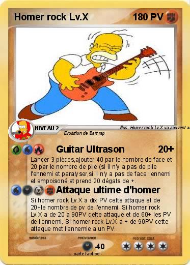 Pokemon Homer rock Lv.X