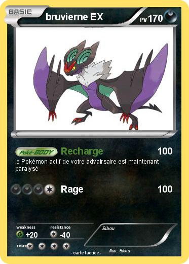 Pokemon bruvierne EX