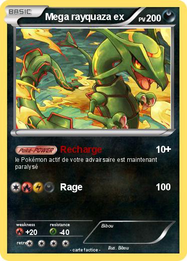 Pokemon Mega rayquaza ex