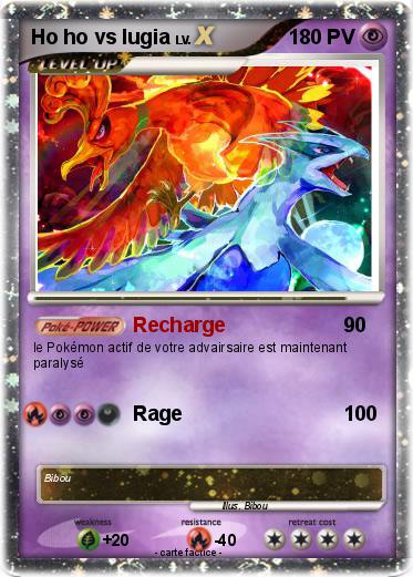 Pokemon Ho ho vs lugia