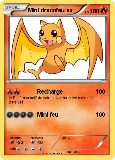 Pokemon Mini dracofeu ex