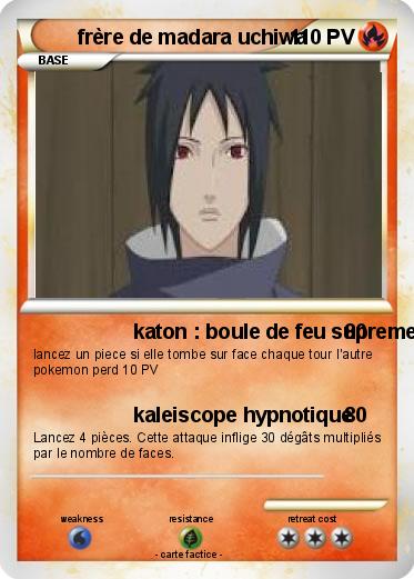 Pokemon frère de madara uchiwa