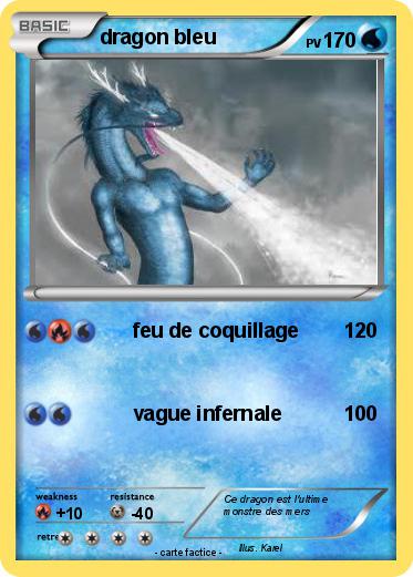 Pokemon dragon bleu