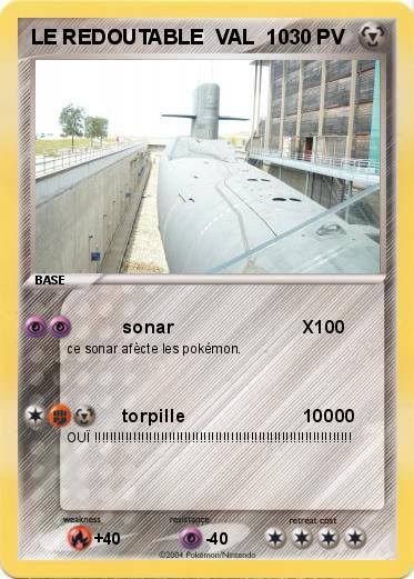 Pokemon LE REDOUTABLE  VAL  10