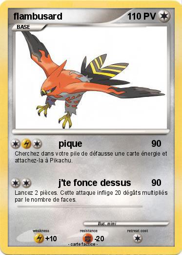 Pokemon flambusard