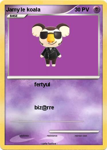 Pokemon Jamy le koala