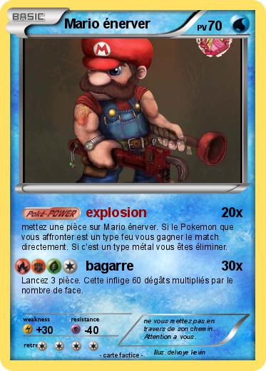 Pokemon Mario énerver