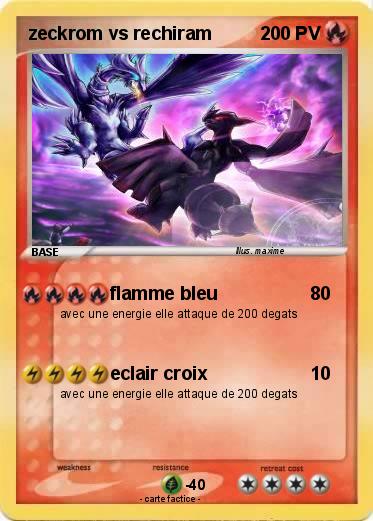 Pokemon zeckrom vs rechiram