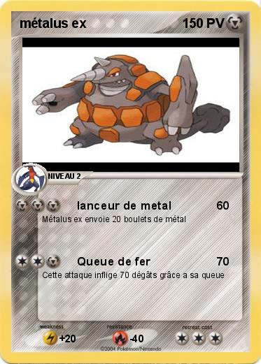 Pokemon métalus ex
