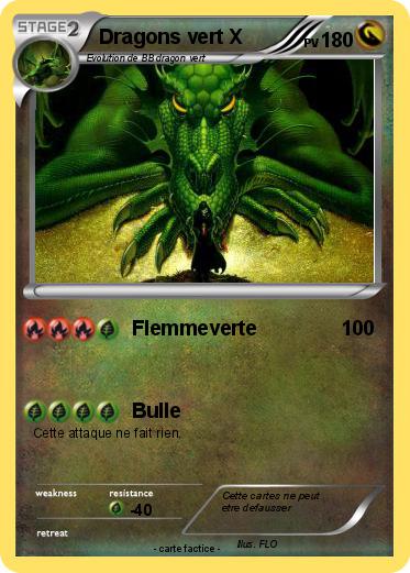 Pokemon Dragons vert X