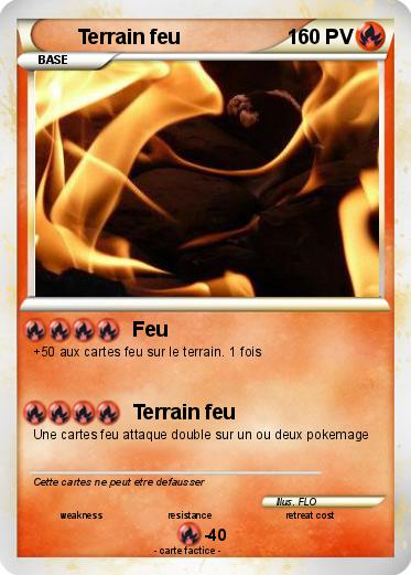 Pokemon Terrain feu