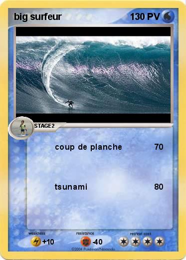 Pokemon big surfeur
