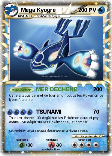 Pokemon Mega Kyogre