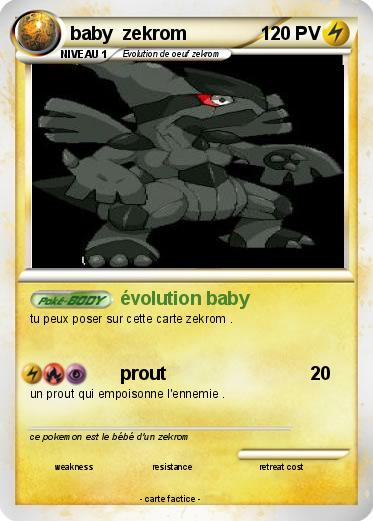 Pokemon baby  zekrom