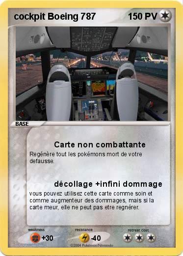 Pokemon cockpit Boeing 787
