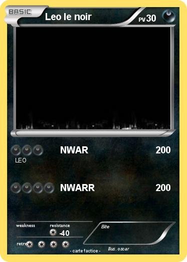 Pokemon Leo le noir