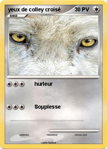 Pokemon yeux de colley croisé