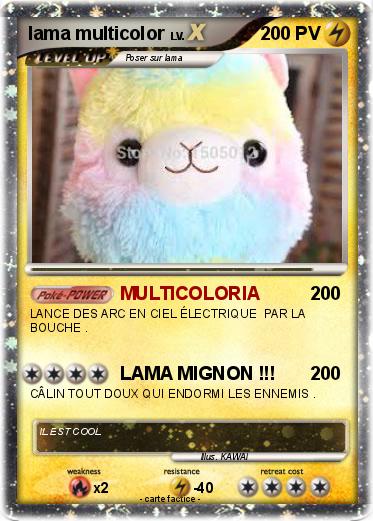Pokemon lama multicolor