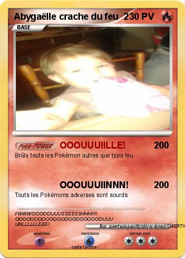 Pokemon Abygaëlle crache du feu  2