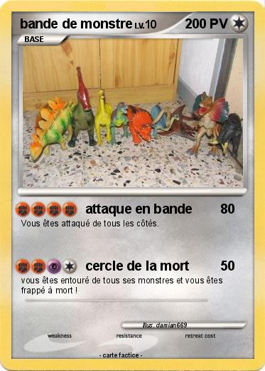 Pokemon bande de monstre